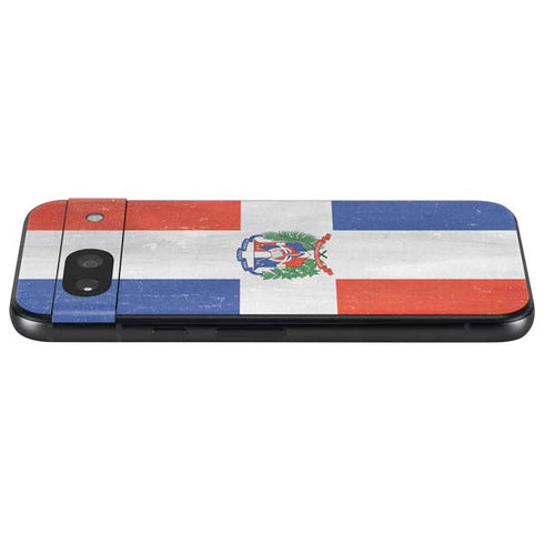 Dominican Republic Flag Distressed Google Pixel 8a Skin